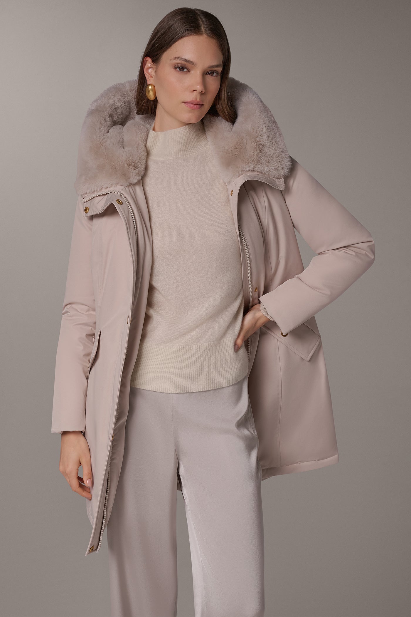 MODERN HOODED PARKA VIEW 6 | Fall Collection