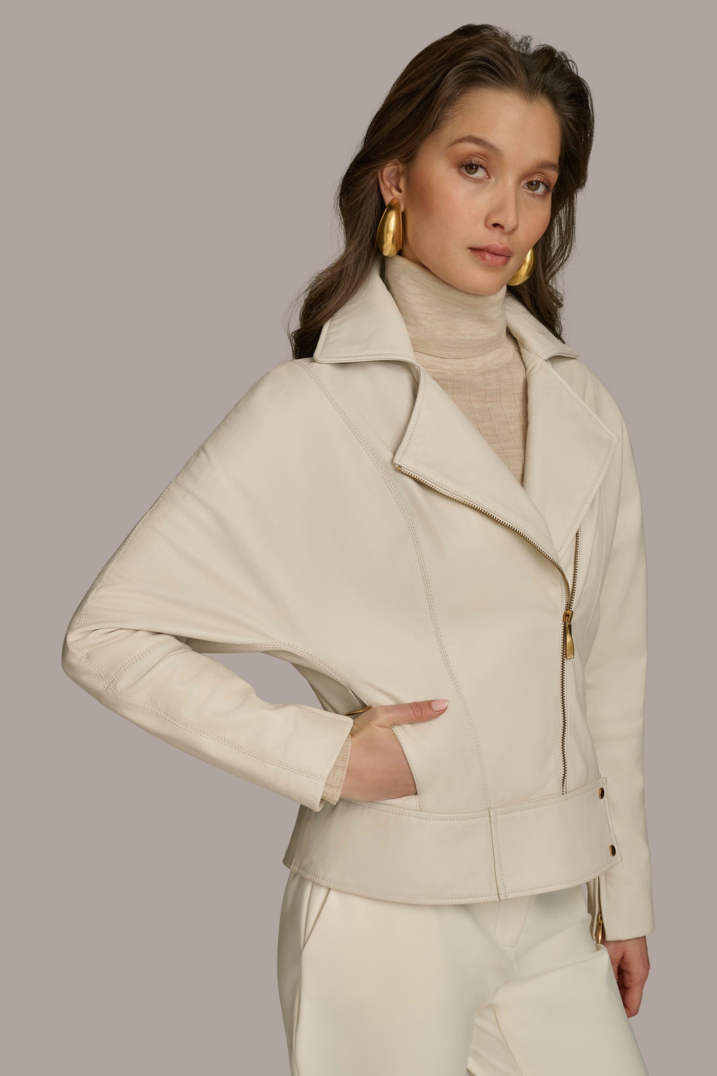 LEATHER MOTO JACKET VIEW 8