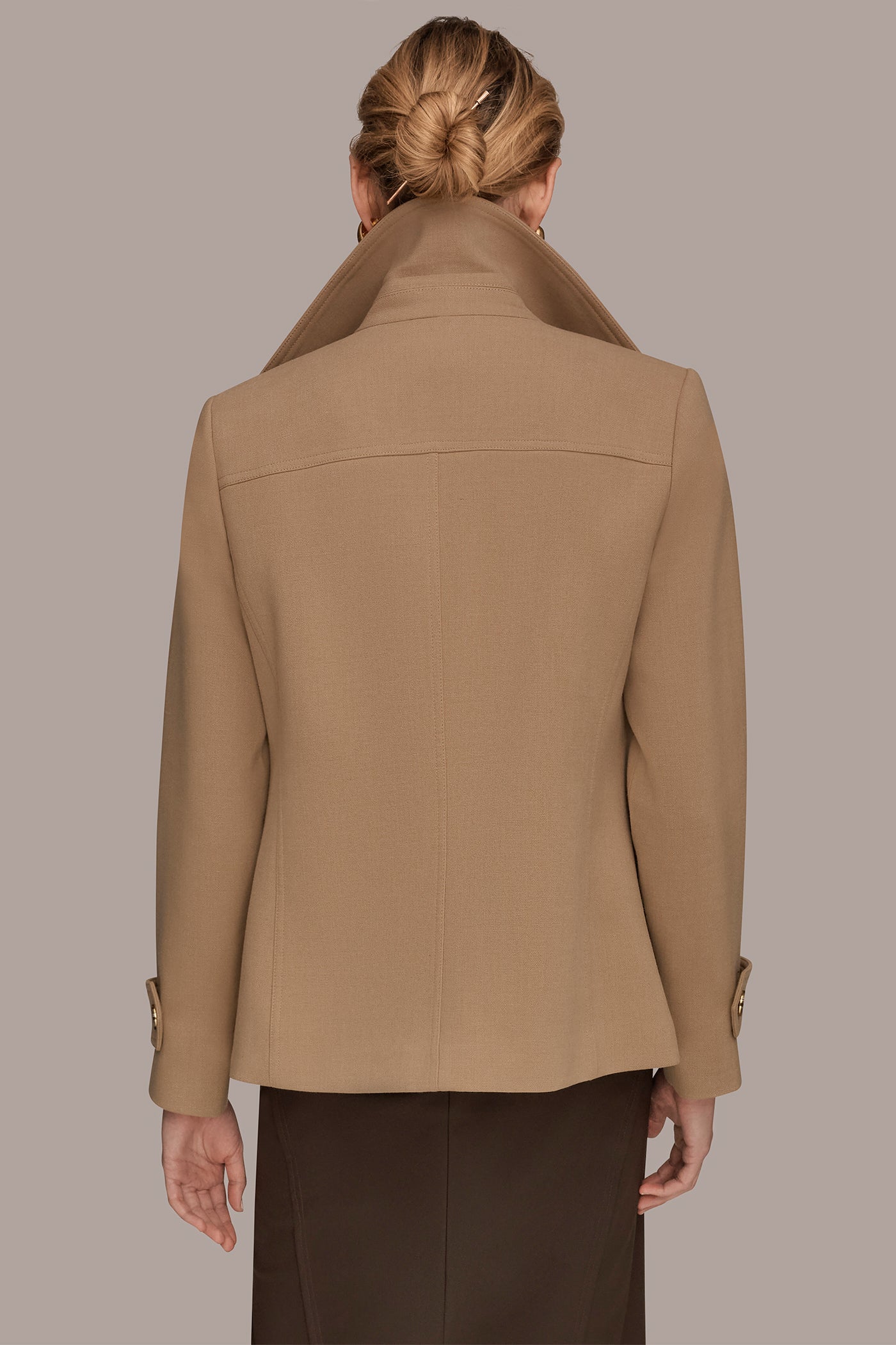 CROPPED DOUBLE-BREASTED TRENCH COAT | View 2 | New Arrivals