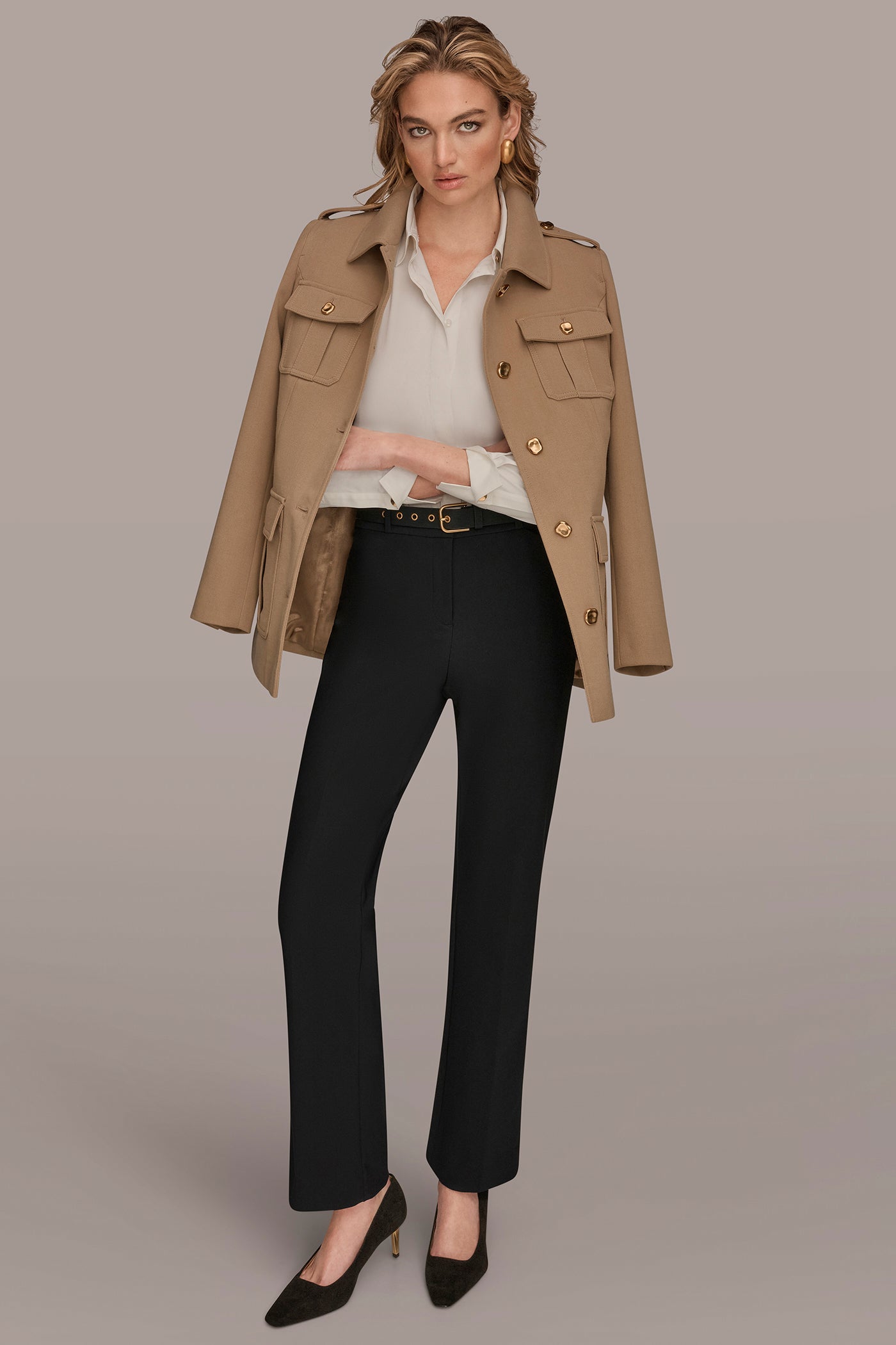 BELTED MILITARY BLAZER VIEW 7 | New clothing