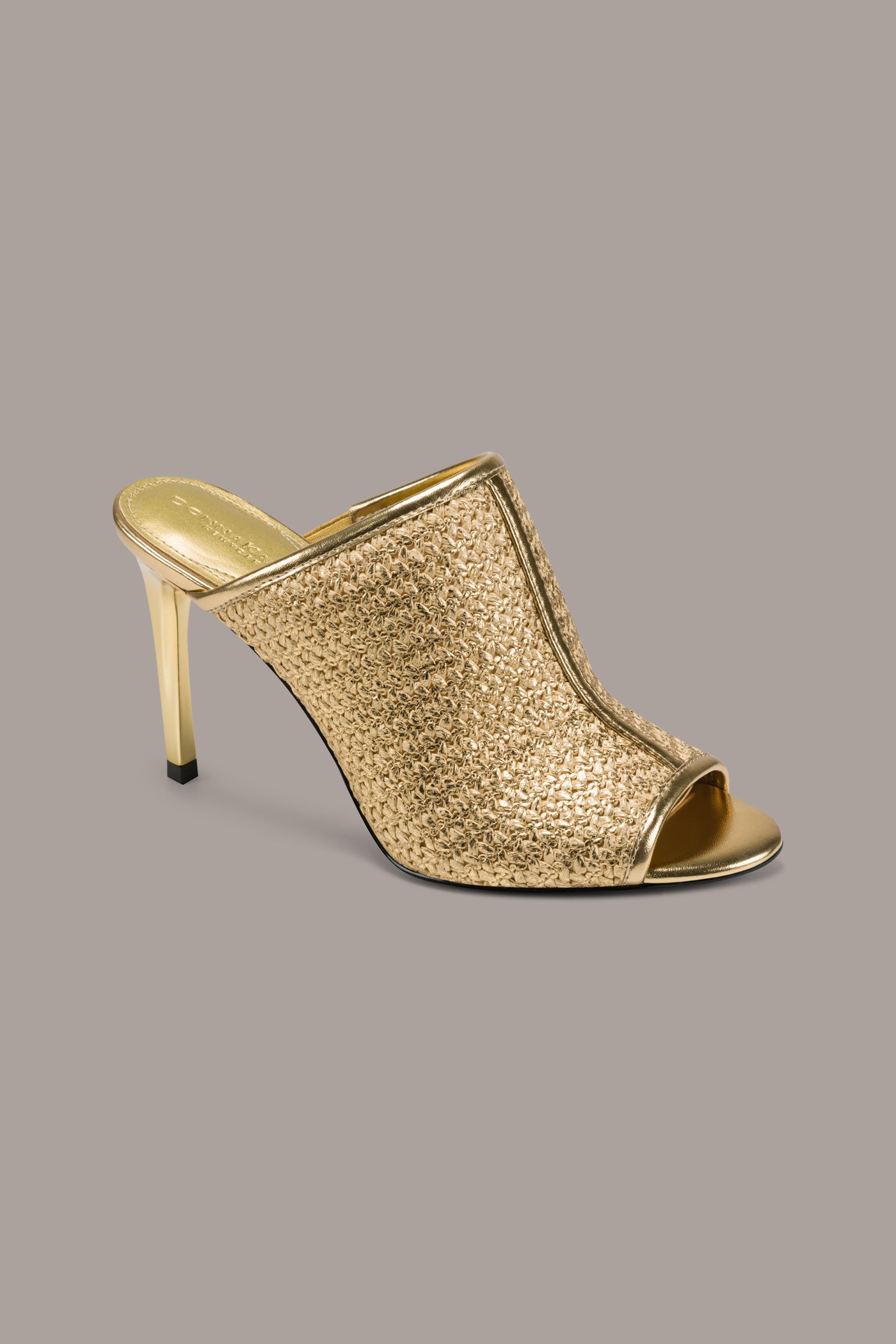 DONNA METALLIC RAFFIA MULE | View 1 | Shoes