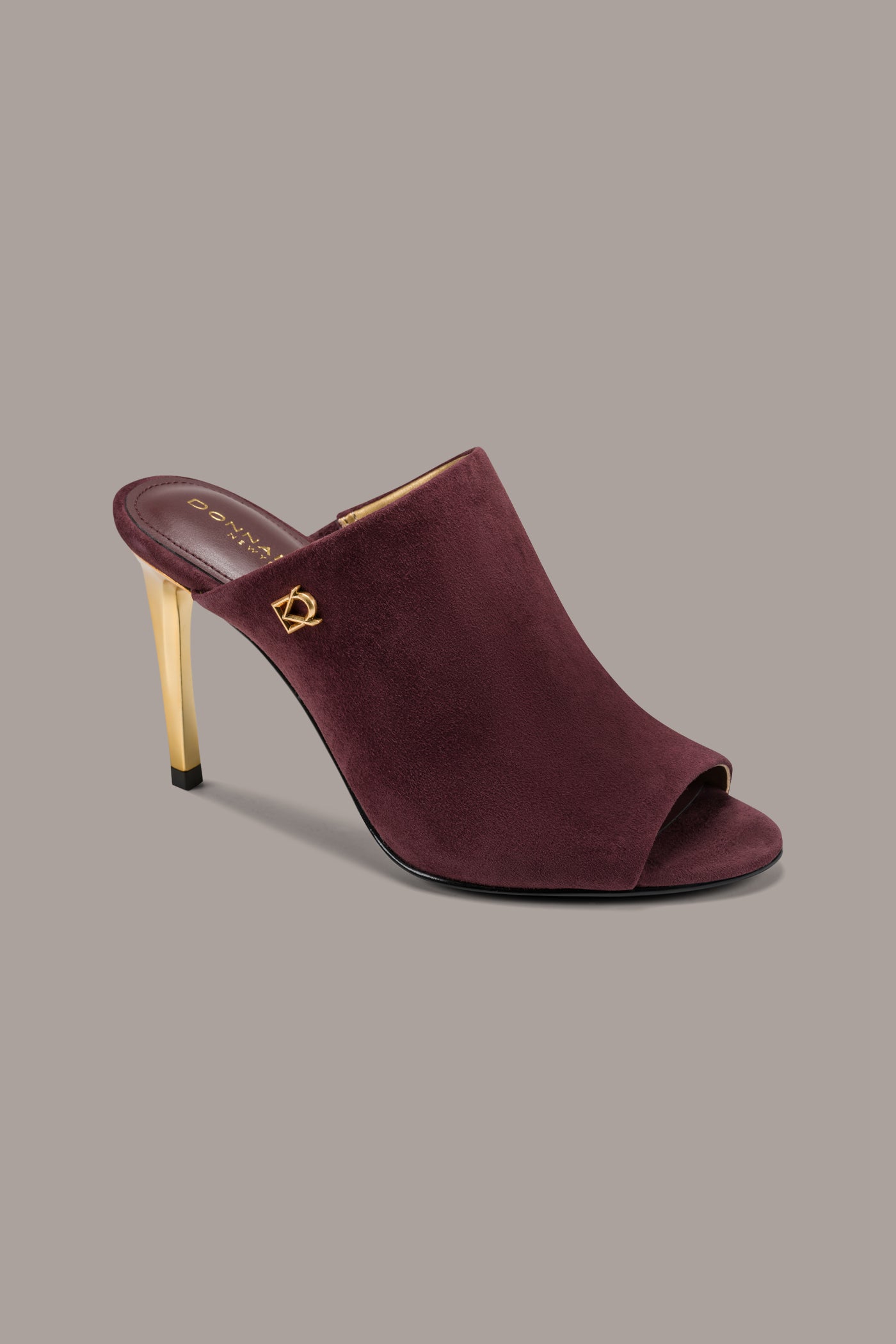 DONNA SUEDE MULE SANDAL VIEW 1