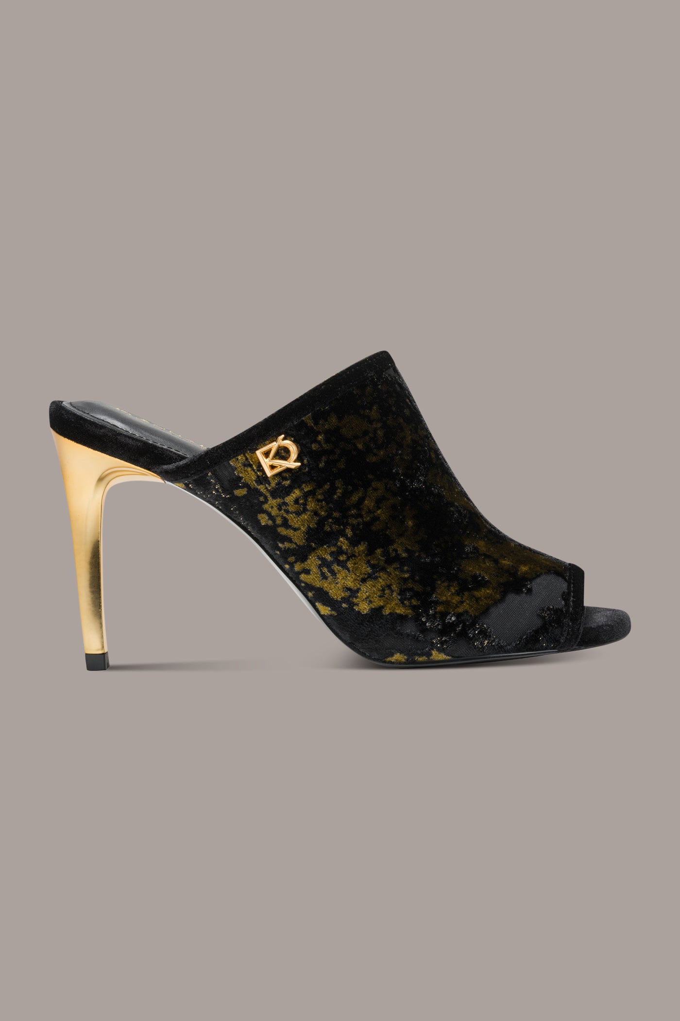 DONNA HEELED MULE VIEW 2