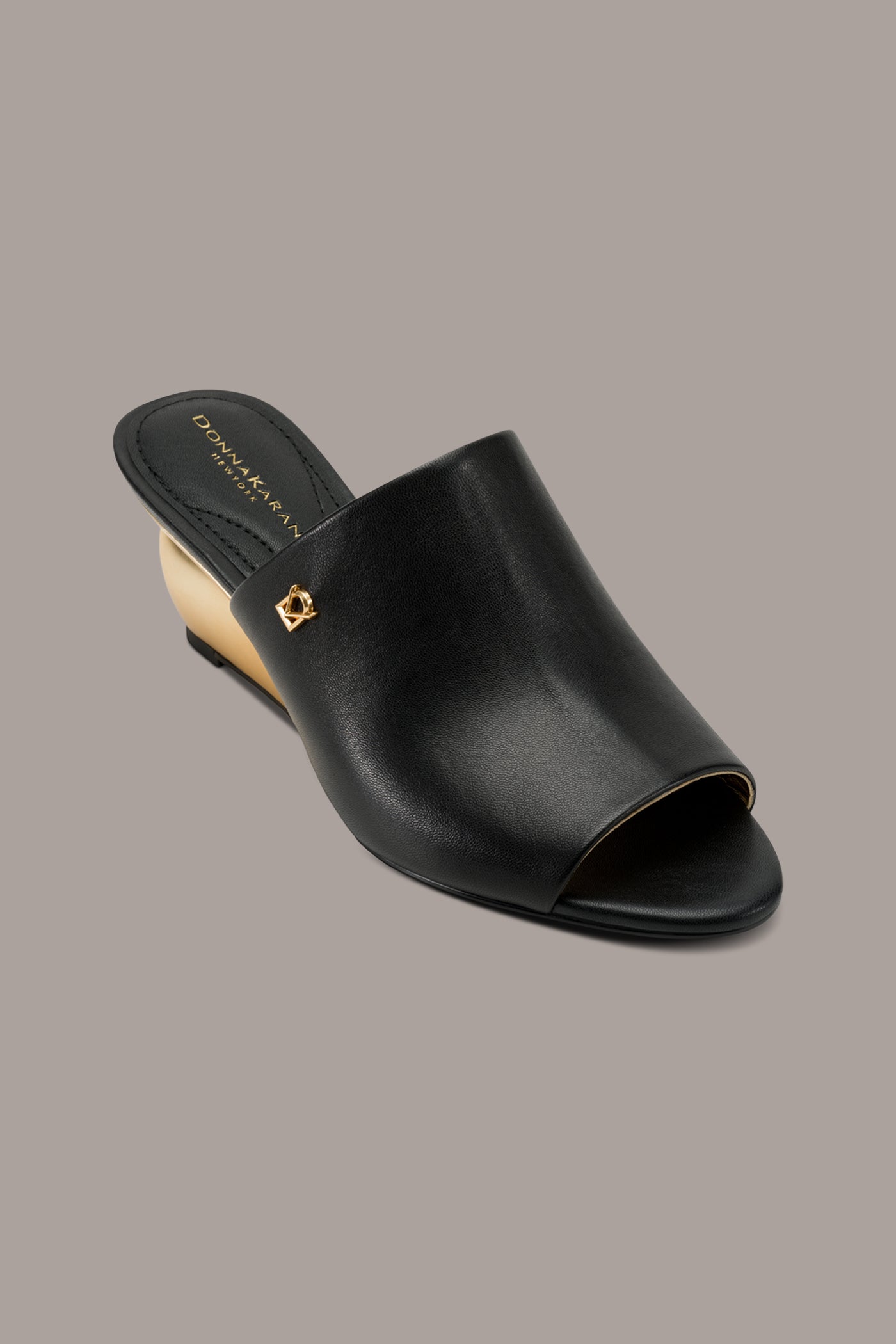 DONNA LEATHER WEDGE MULE SANDAL | View 1 | New Shoes