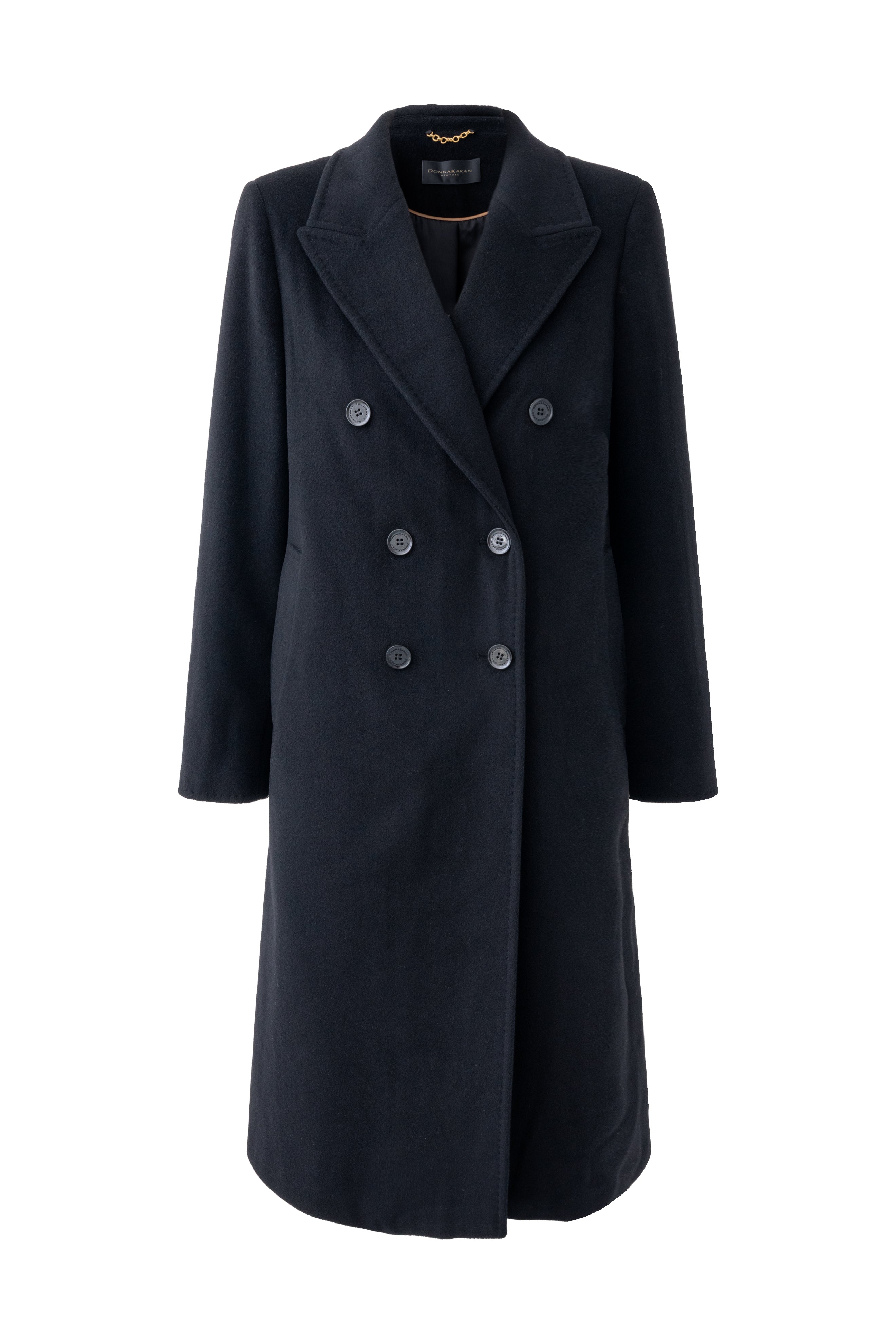 WOOL BLEND DOUBLE-BREASTED COAT (alternate view)