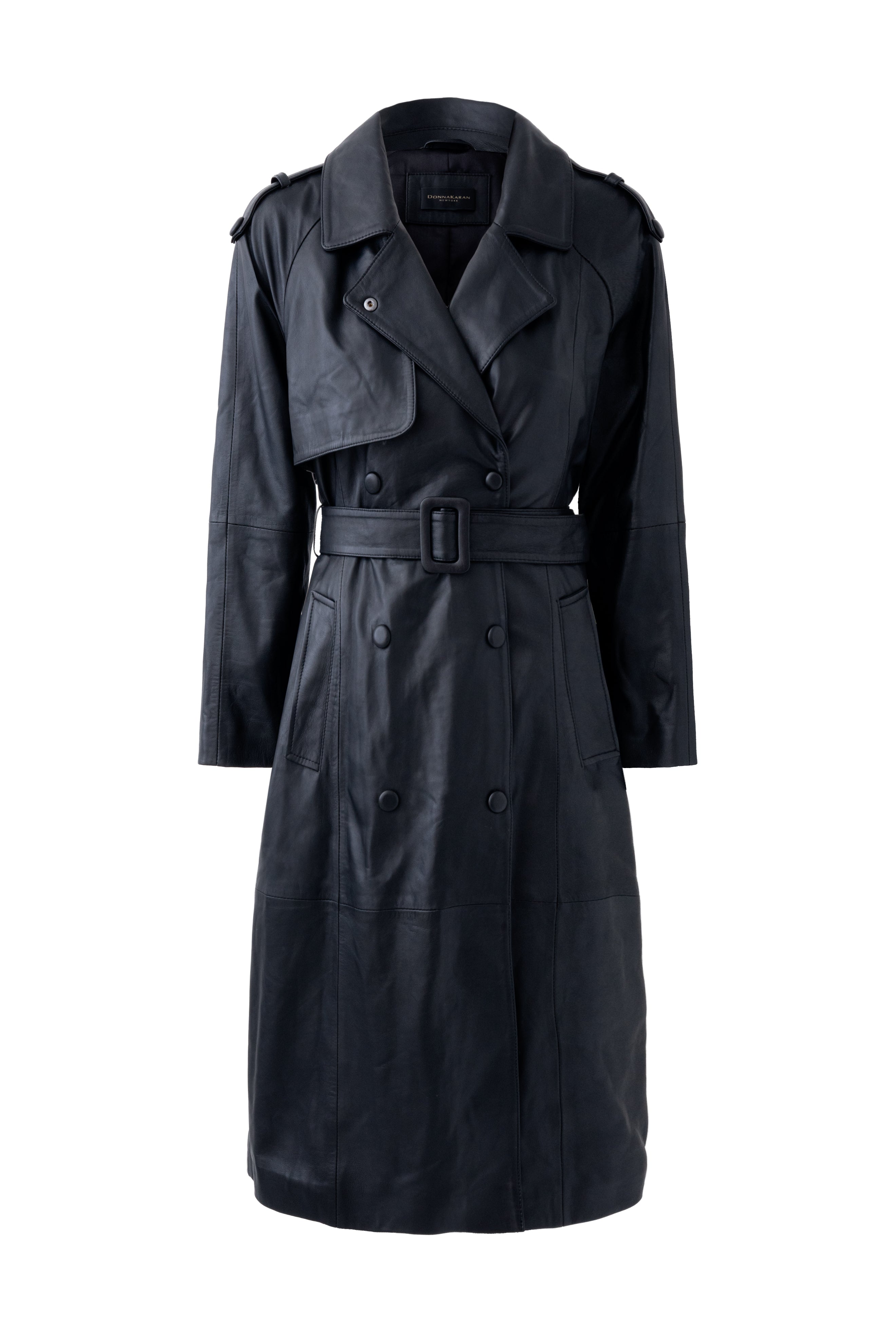 DOUBLE-BREASTED TRENCH COAT (alternate view)