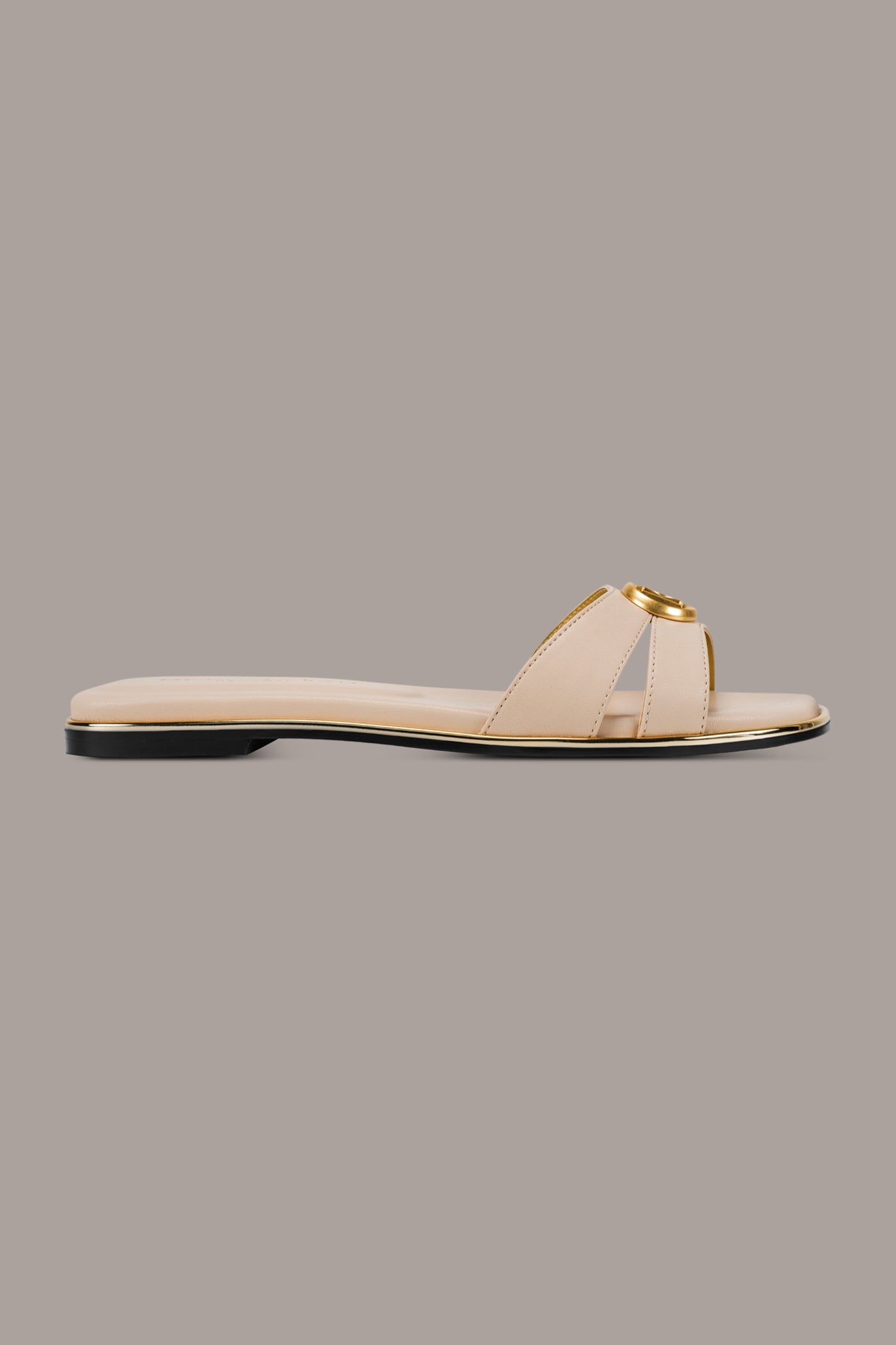 HALO SQUARE-TOE SLIDE SANDAL | View 2 | Products