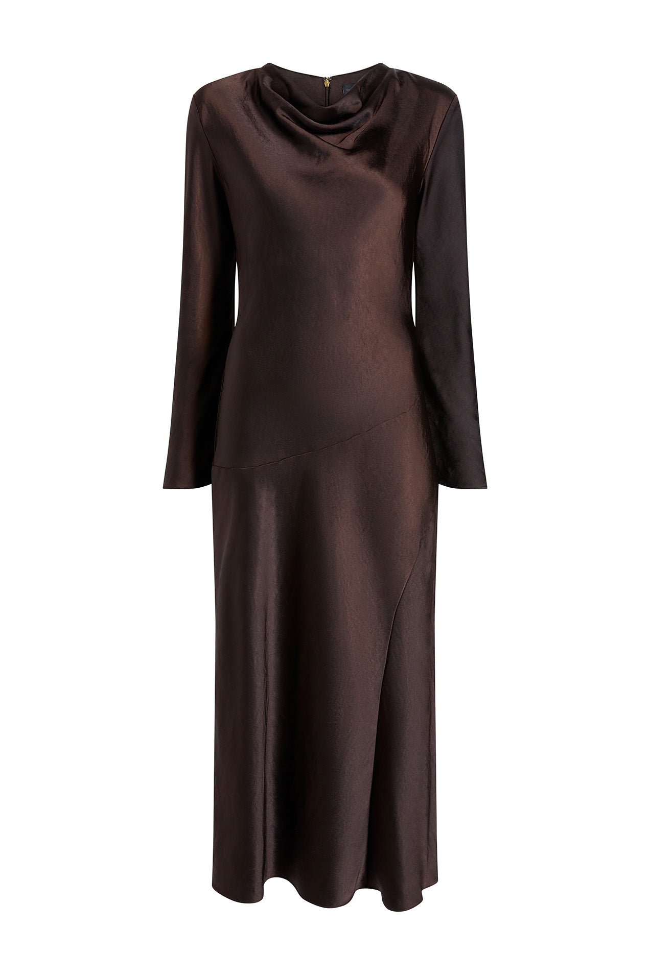 COWL NECK MIDI DRESS VIEW 2