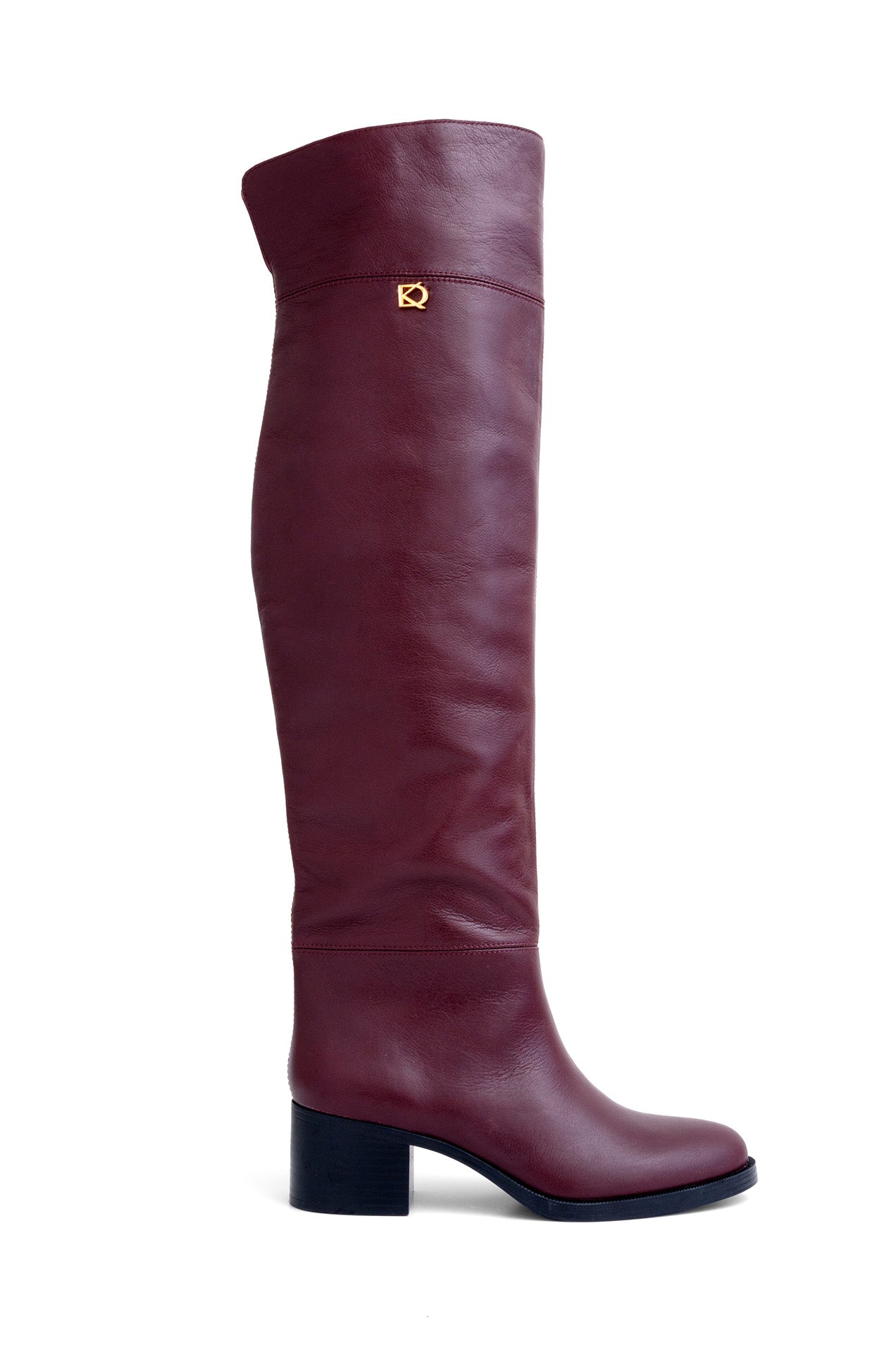 HERA LEATHER TALL BOOT VIEW 2