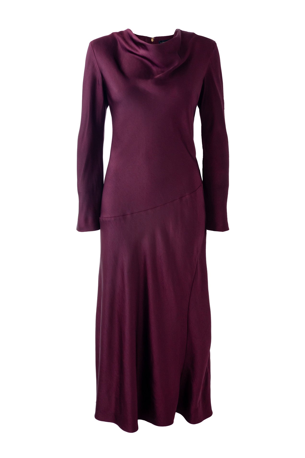 COWL NECK MIDI DRESS VIEW 2