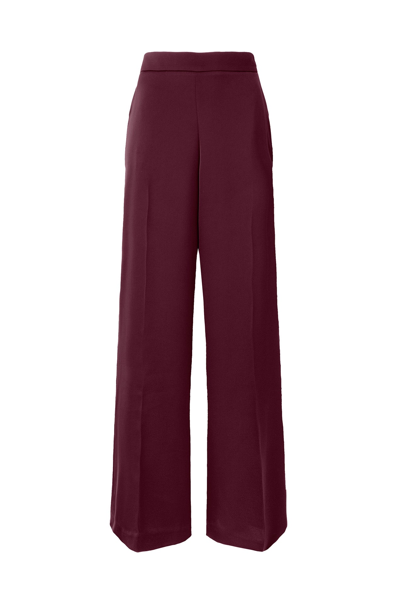 MID-RISE SATIN WIDE-LEG PANT (alternate view)