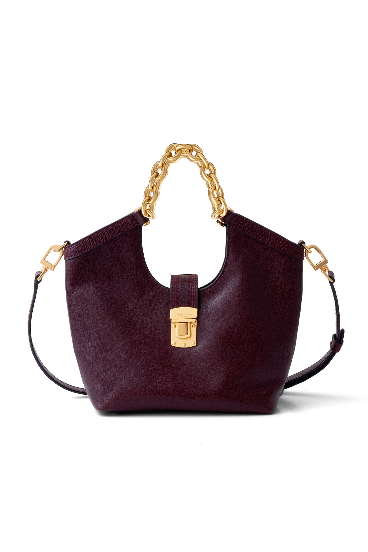LENO LEATHER SMALL TOTE VIEW 2