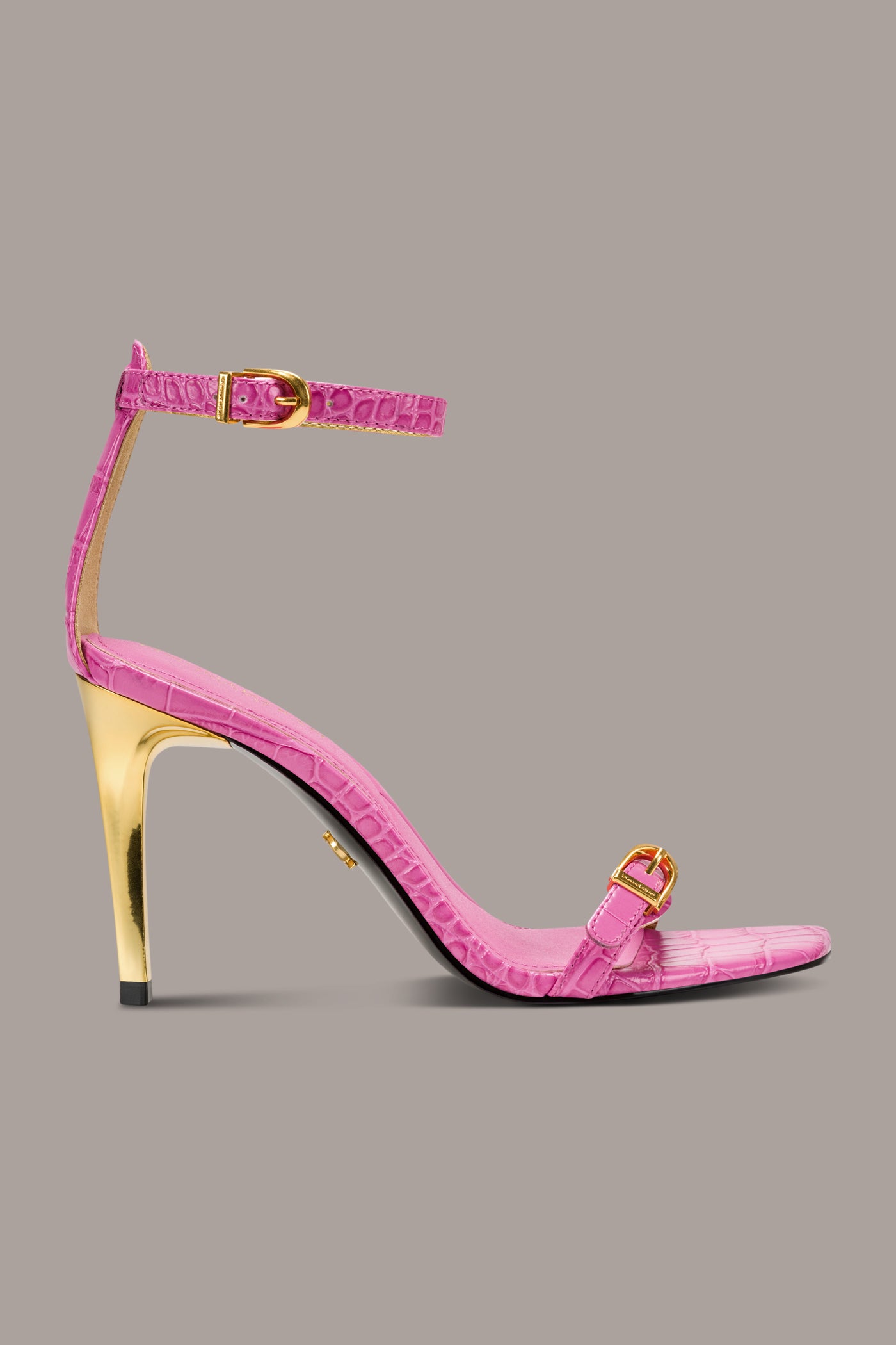 PRYCE CROC-EFFECT ANKLE STRAP SANDAL | View 2 | Shoes