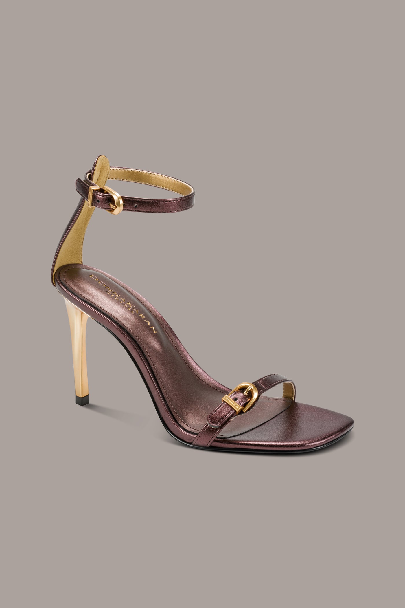 PRYCE METALLIC ANKLE STRAP SANDAL VIEW 1