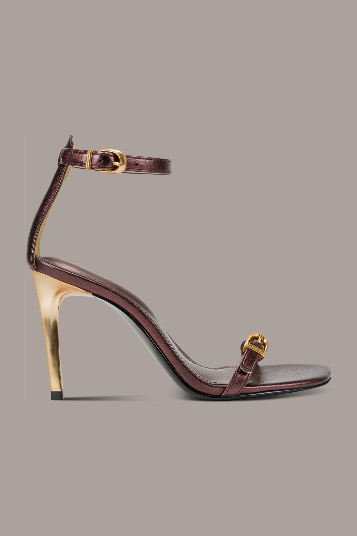 PRYCE METALLIC ANKLE STRAP SANDAL VIEW 2