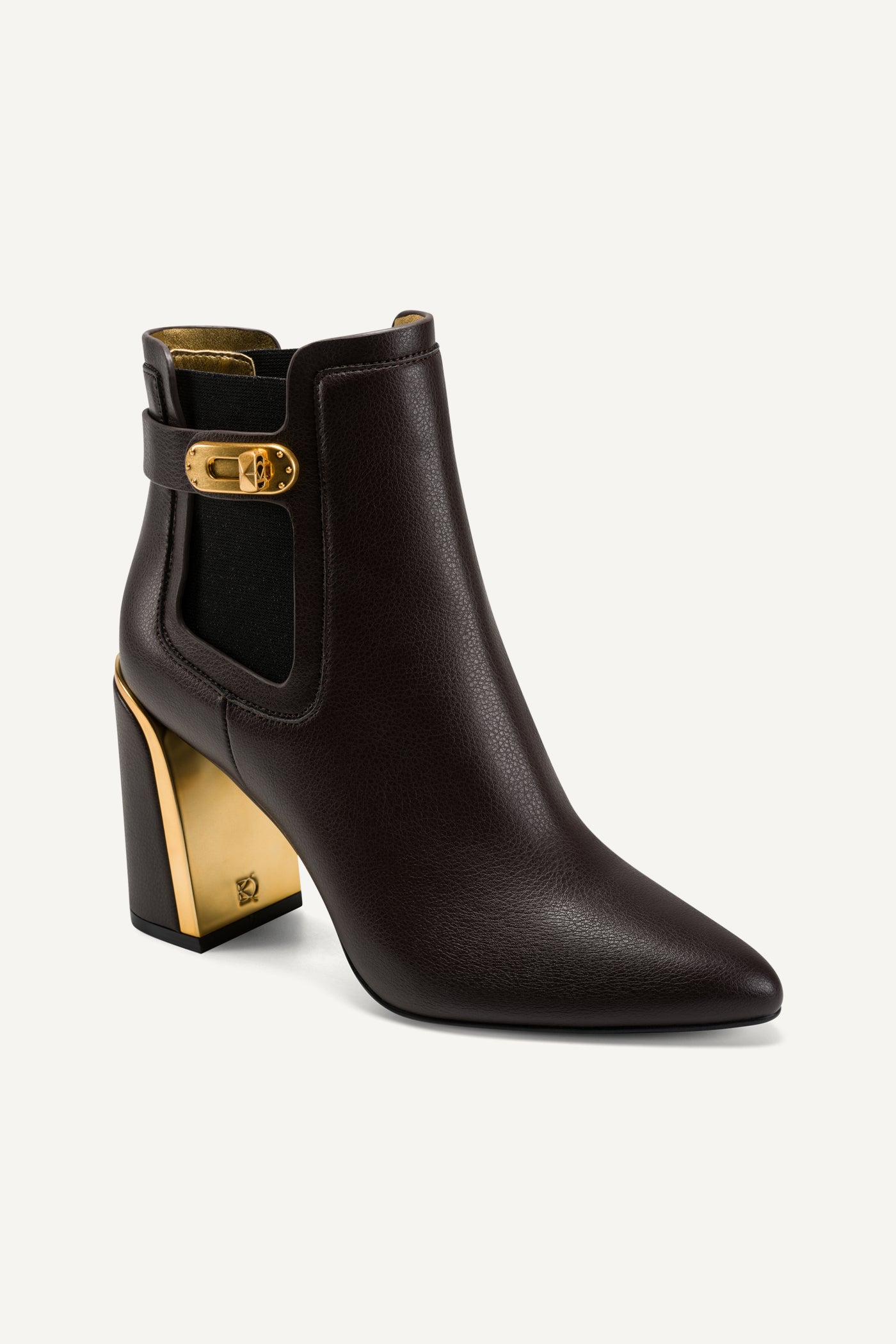 RAINE GOLD-TRIMMED CHELSEA BOOTIE | View 1 | Boots & Booties