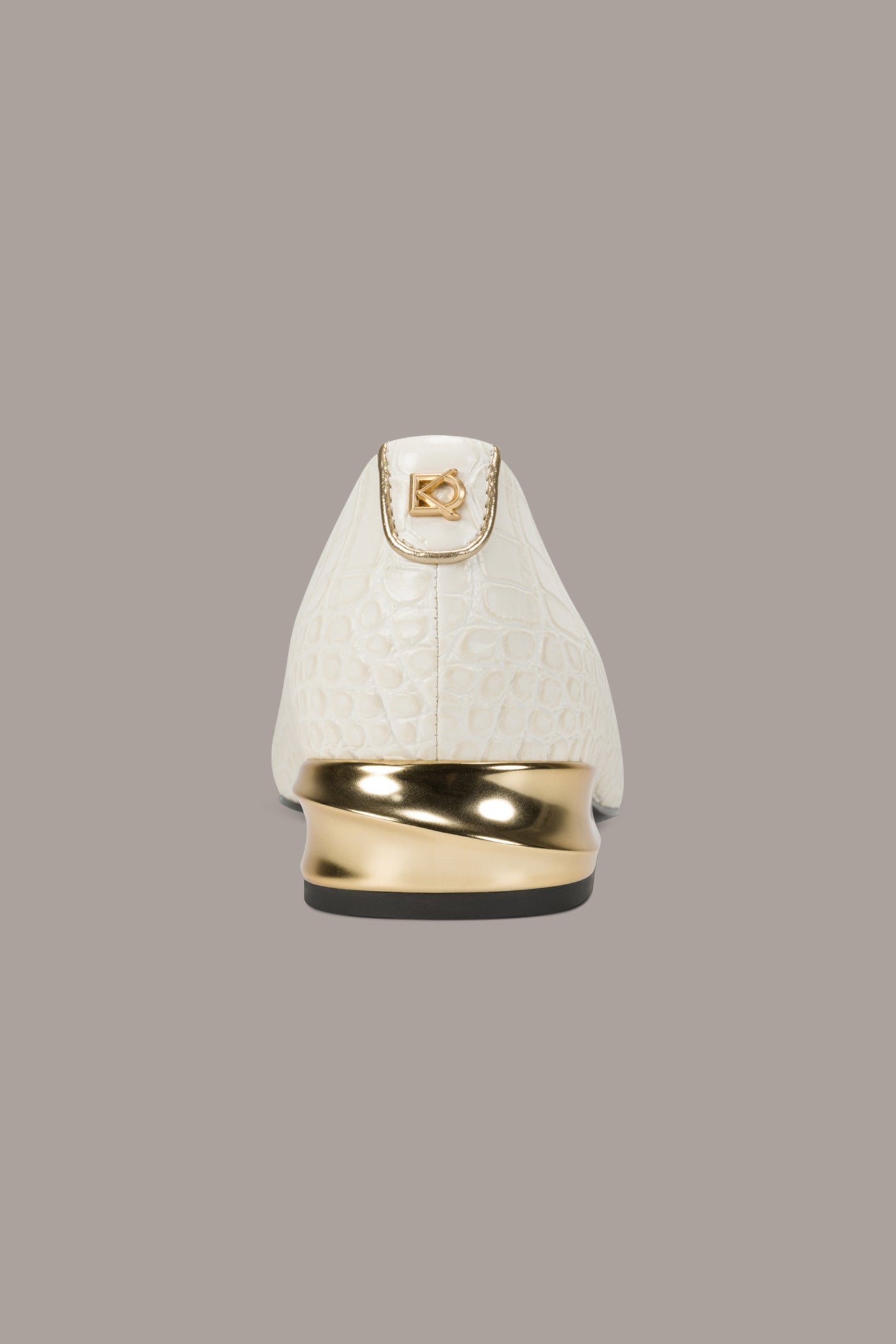 SAVITA CROC-EFFECT FLAT VIEW 4 | All Products