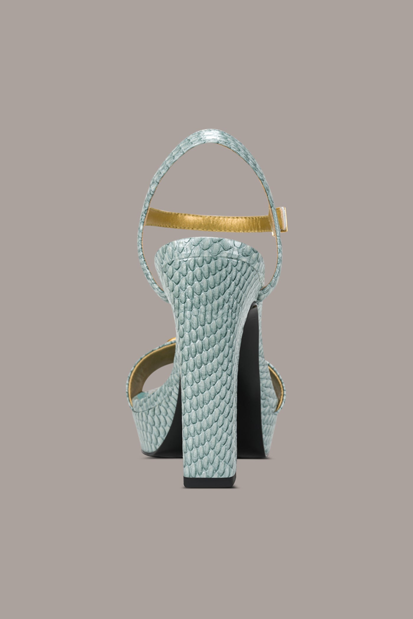 SHEPARD SNAKE-EFFECT LEATHER PLATFORM SANDAL VIEW 5 | Shoes