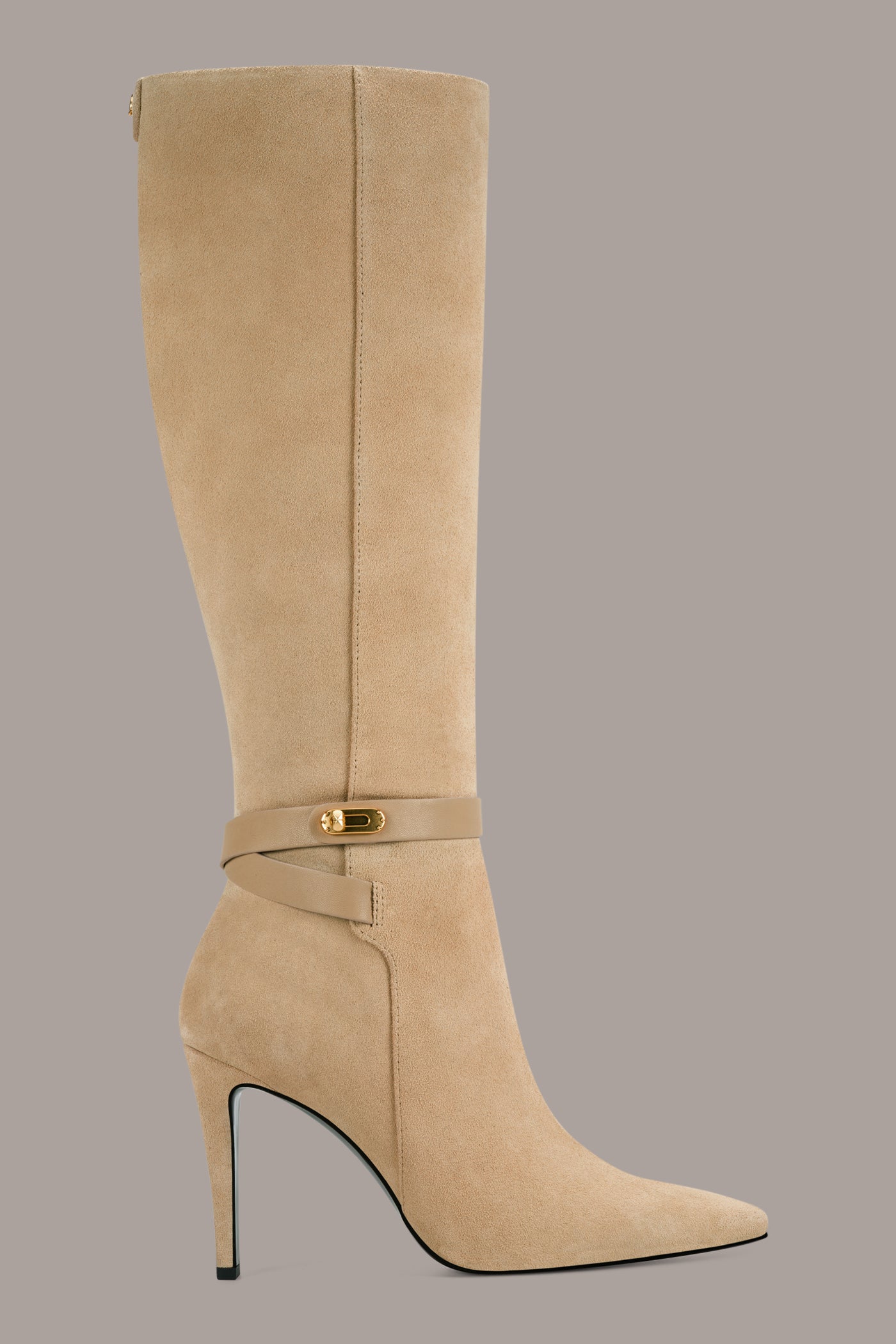 SHERICE SUEDE TALL STILETTO BOOT VIEW 3