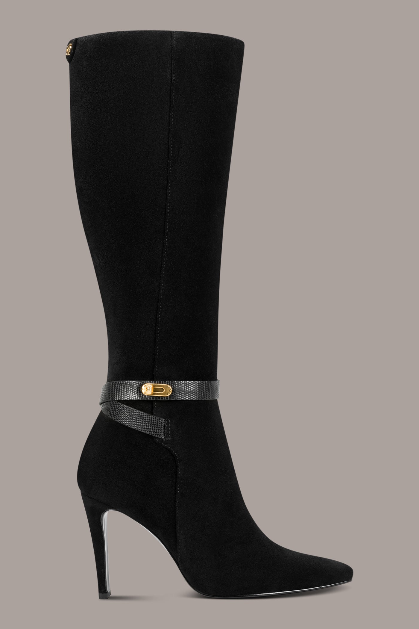 SHERICE SUEDE TALL STILETTO BOOT VIEW 2