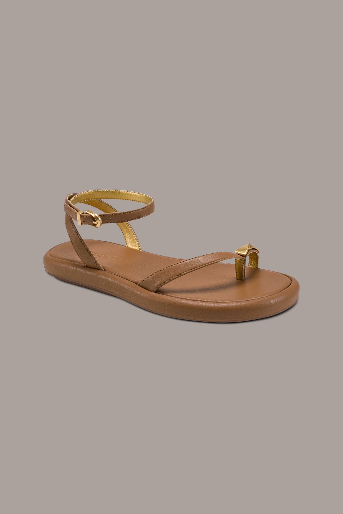 TABITHA ANKLE STRAP FLAT SANDAL | View 1 | New Shoes