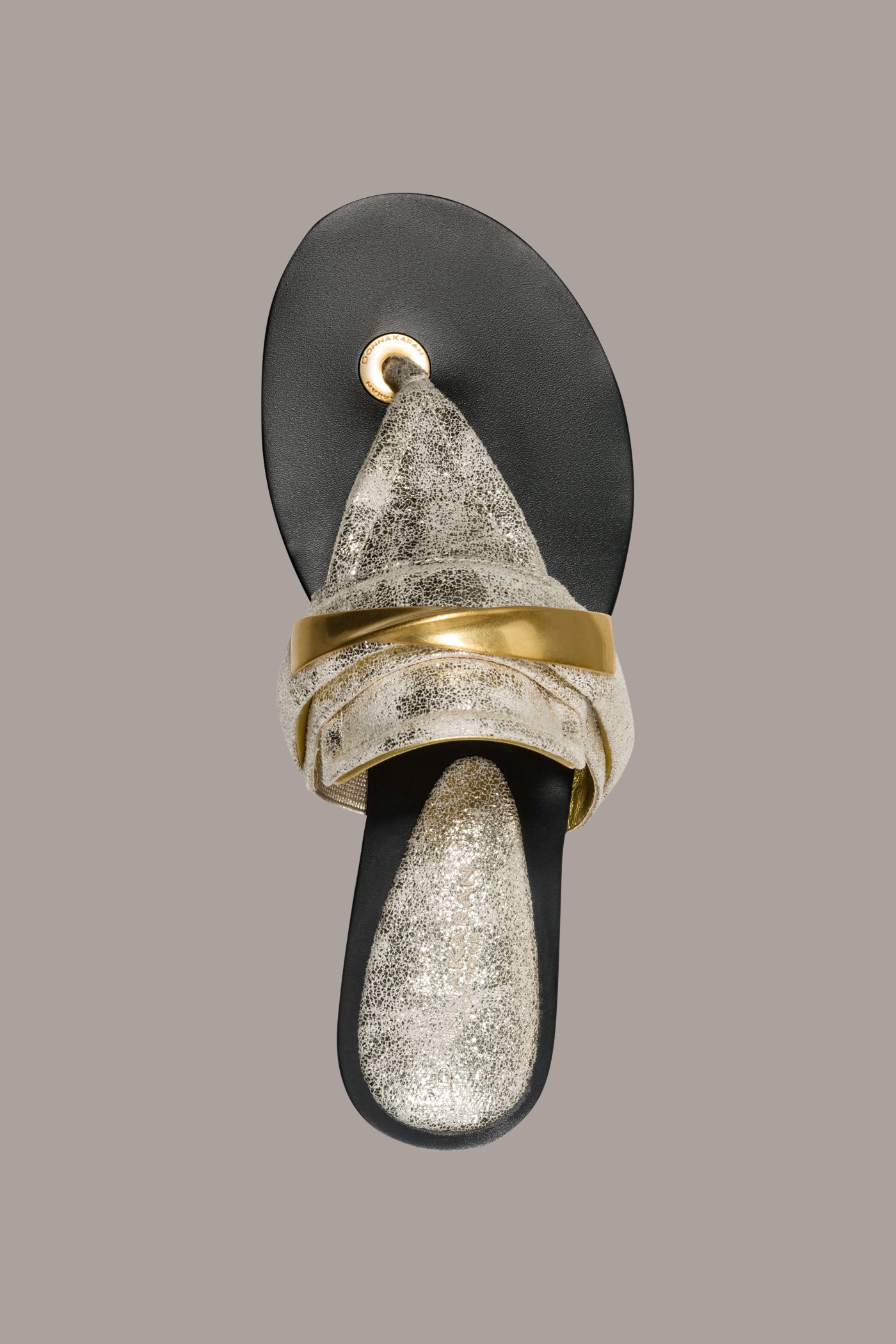 VELVET METALLIC THONG SANDAL VIEW 3 | Included in discounts