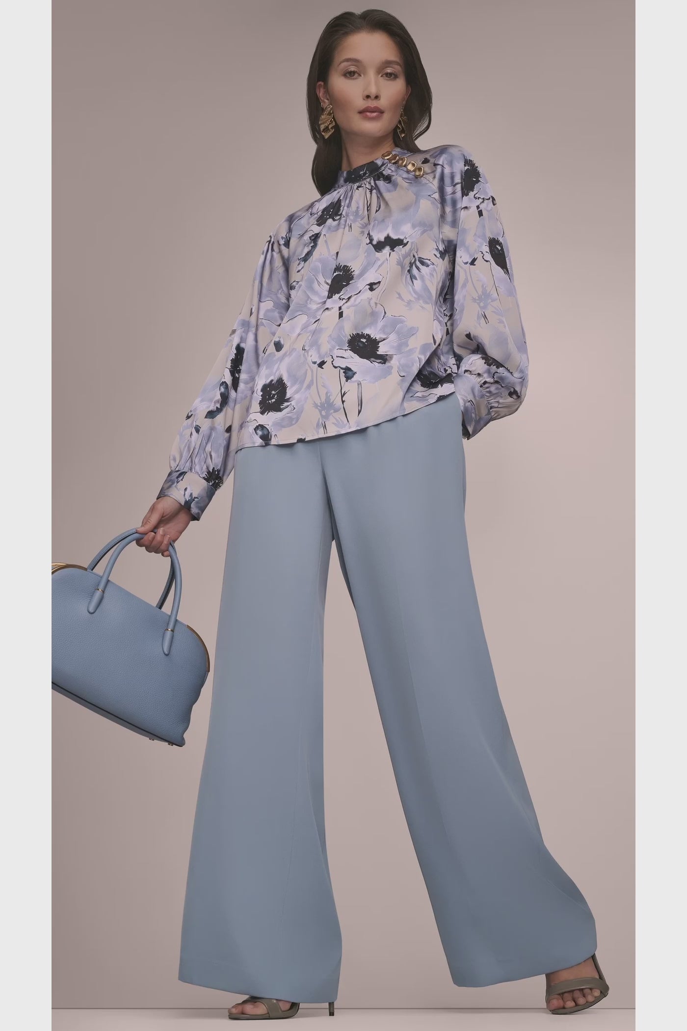 BUTTON-NECK BLOUSE | View 2 | Sale Clothing